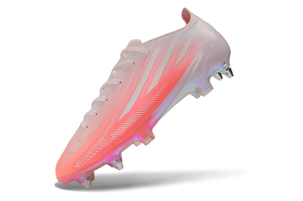 Chuteira Adidas F50 HyperFast SG - Rosa