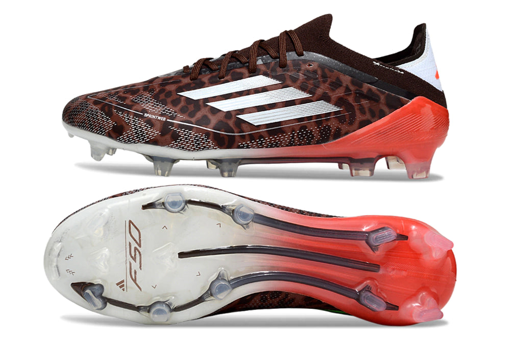 Chuteira Adidas F50 X Campo - Marrom