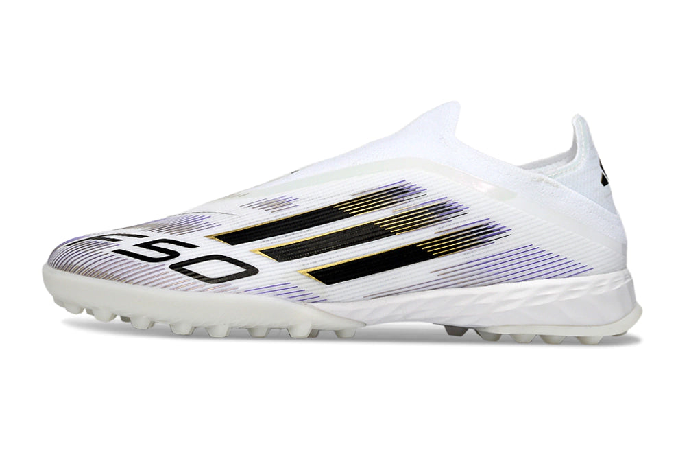 Chuteira Adidas F50 Pro Laceless Society - Branco