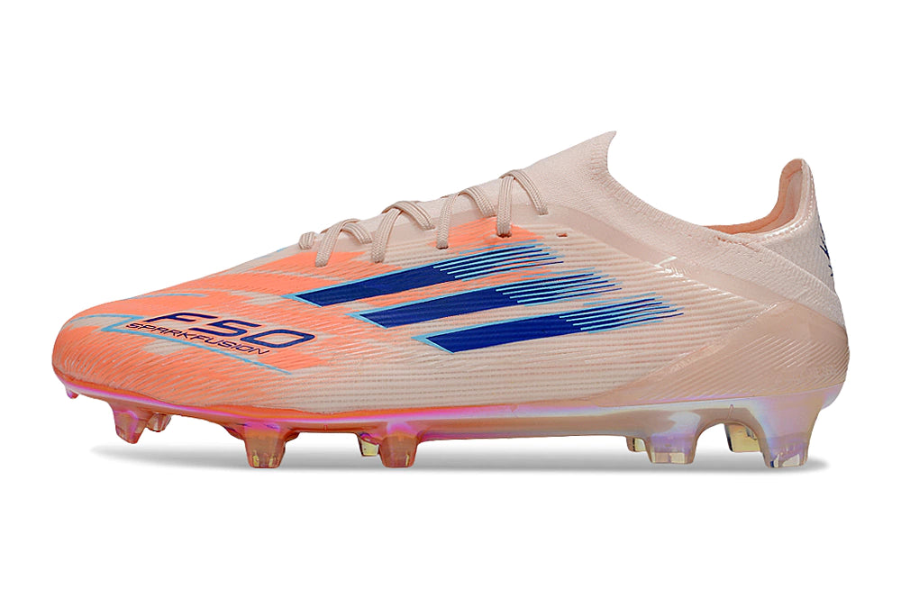 Chuteira Adidas F50 Elite Campo - Rosa/Laranja