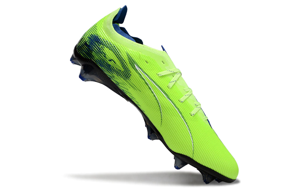 Chuteira Puma Ultra 5 Carbon FG - Verde/Azul