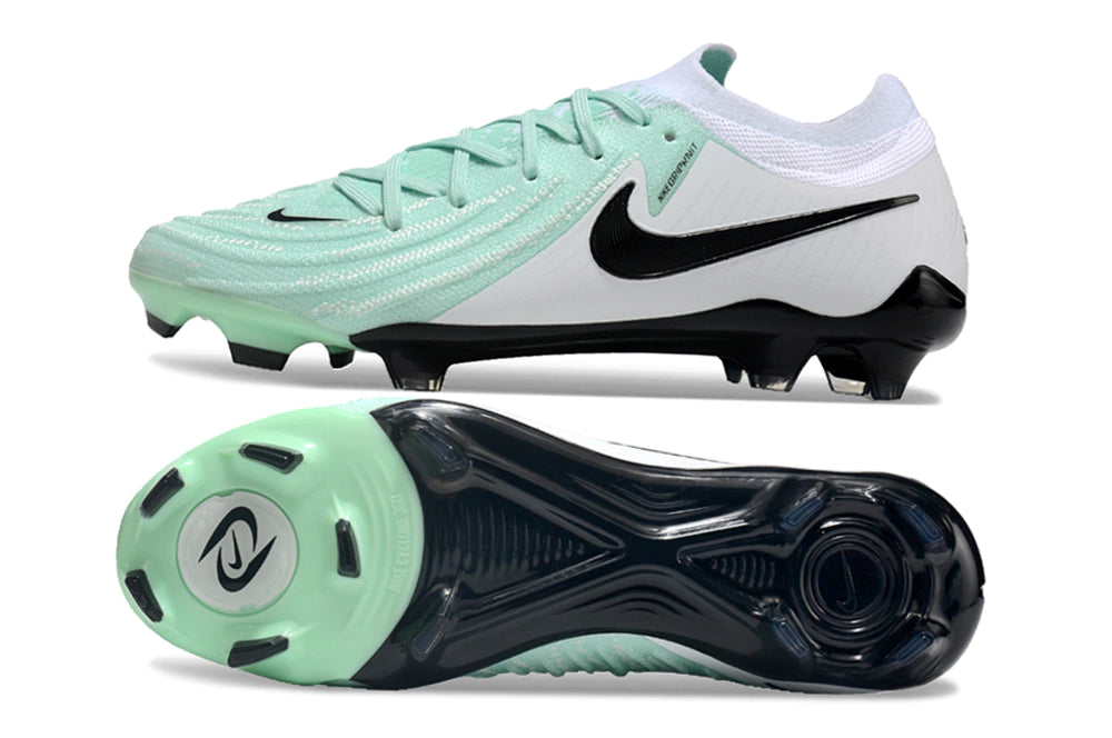 Chuteira Nike Campo Phantom GX2 Elite Campo FG - Branco/Azul claro