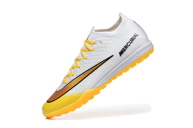 Chuteira Nike Mercurial Vapor 16 Elite Society - Branco/Amarelo
