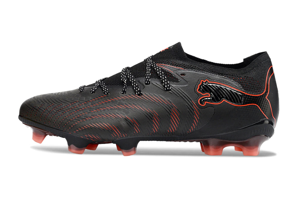 Chuteira Puma Future 8 Ultimate Low Campo FG - Preto