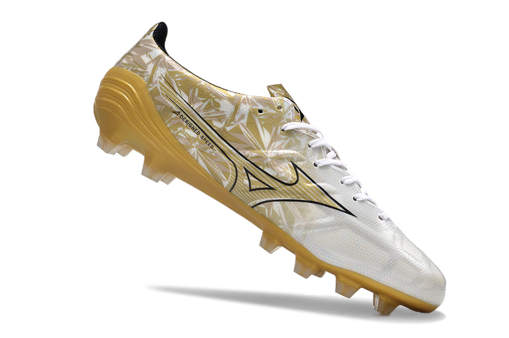 Chuteira Mizuno Alpha Japan FG - Dourado