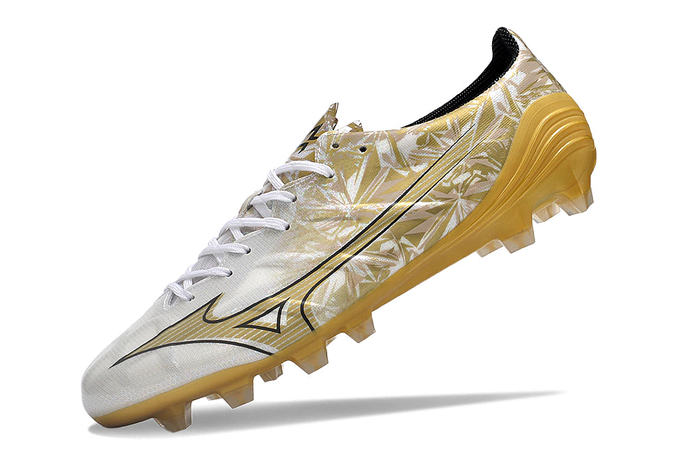 Chuteira Mizuno Alpha Japan FG - Dourado