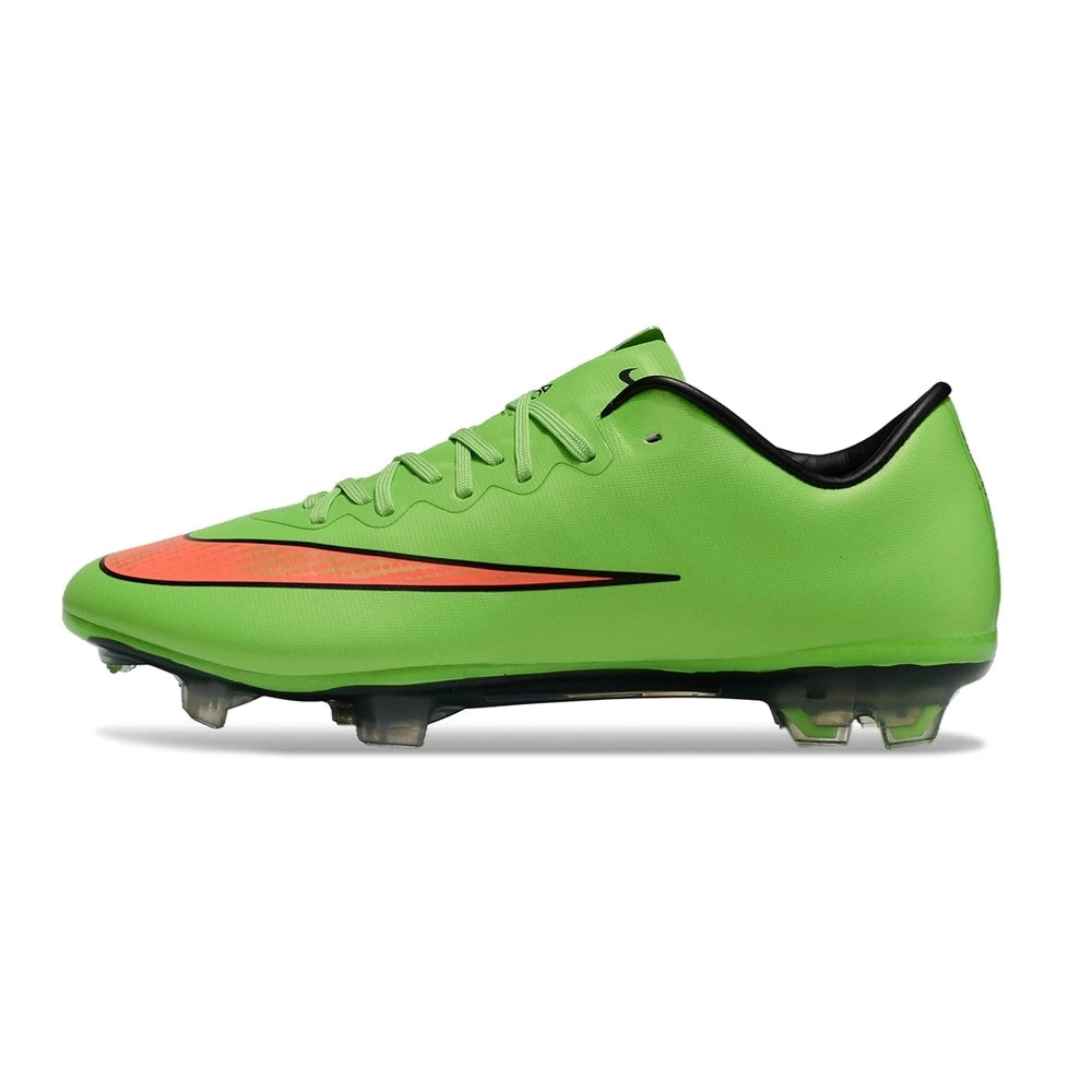 Chuteira Nike Mercurial Vapor 10 FG - Verde/Laranja