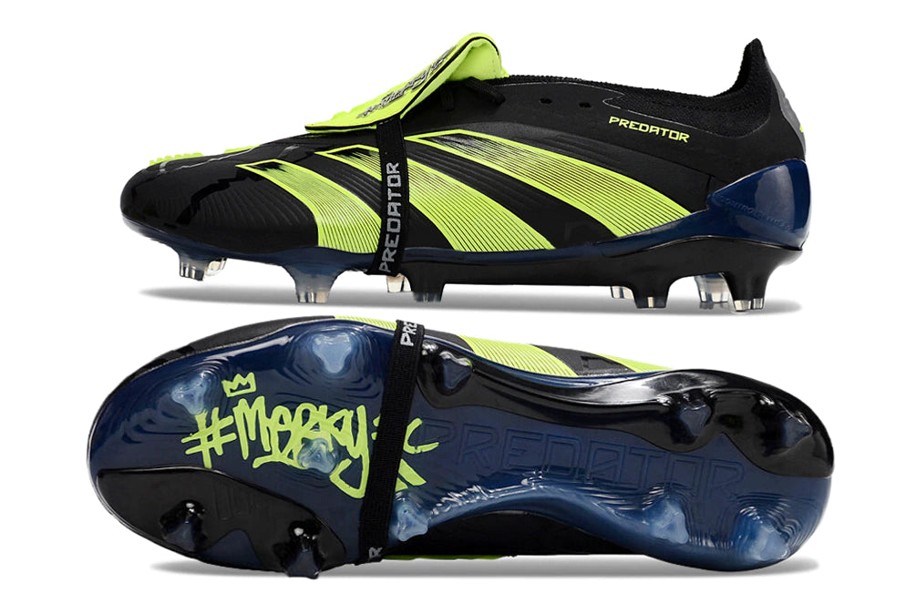 Chuteira Adidas Predstrike Elite Campo - Preto/Verde