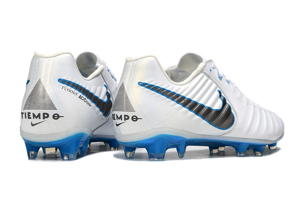 Chuteira Nike Tiempo Legend 7 Elite FG - Branco/Azul