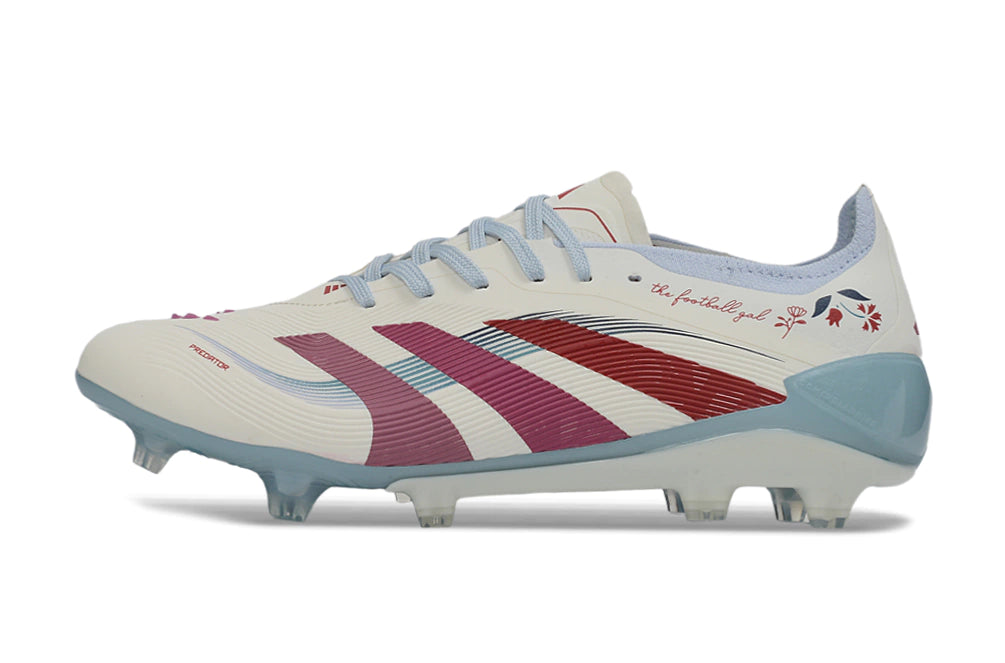 Chuteira Adidas Predator Elite 25 Campo FG - Branco/Azul