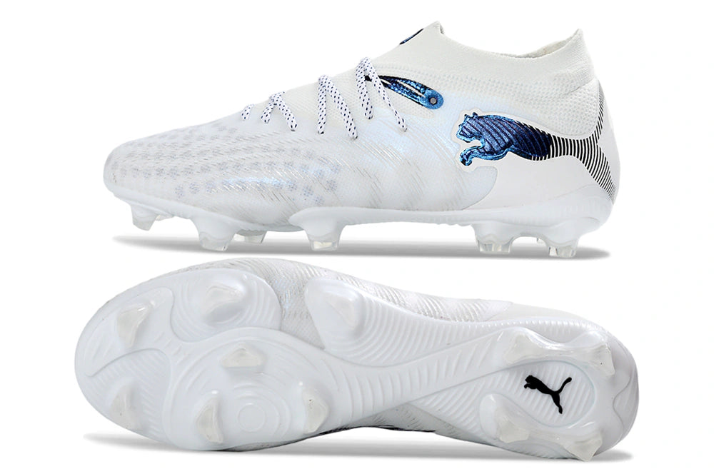 Chuteira Puma Future 8 Ultimate Low Campo FG - Branco