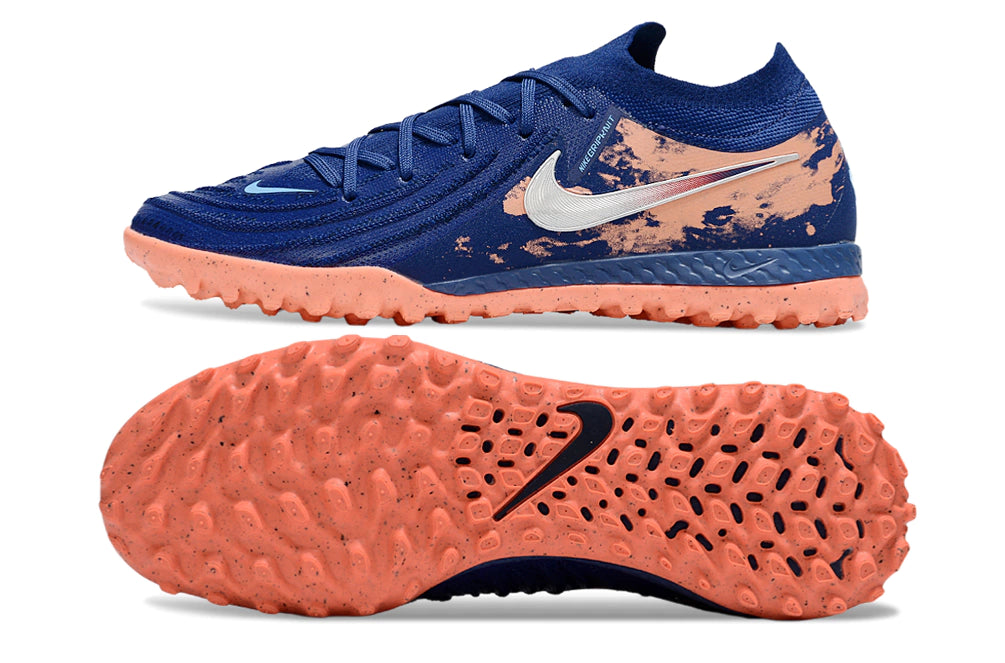 Chuteira Nike Phantom GX 2 Elite Society TF - Azul/Laranja