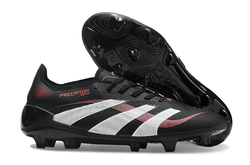 Chuteira Adidas Predator Elite 25 Campo FG - Preto/Branco