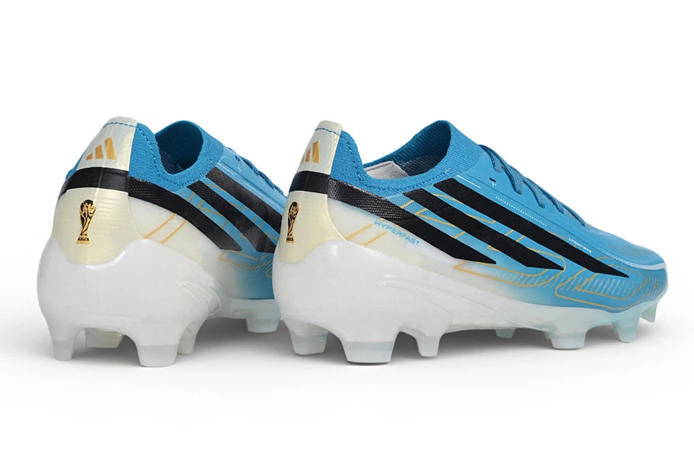 Chuteira Adidas F50 Hyperfast Eltie FG - Azul