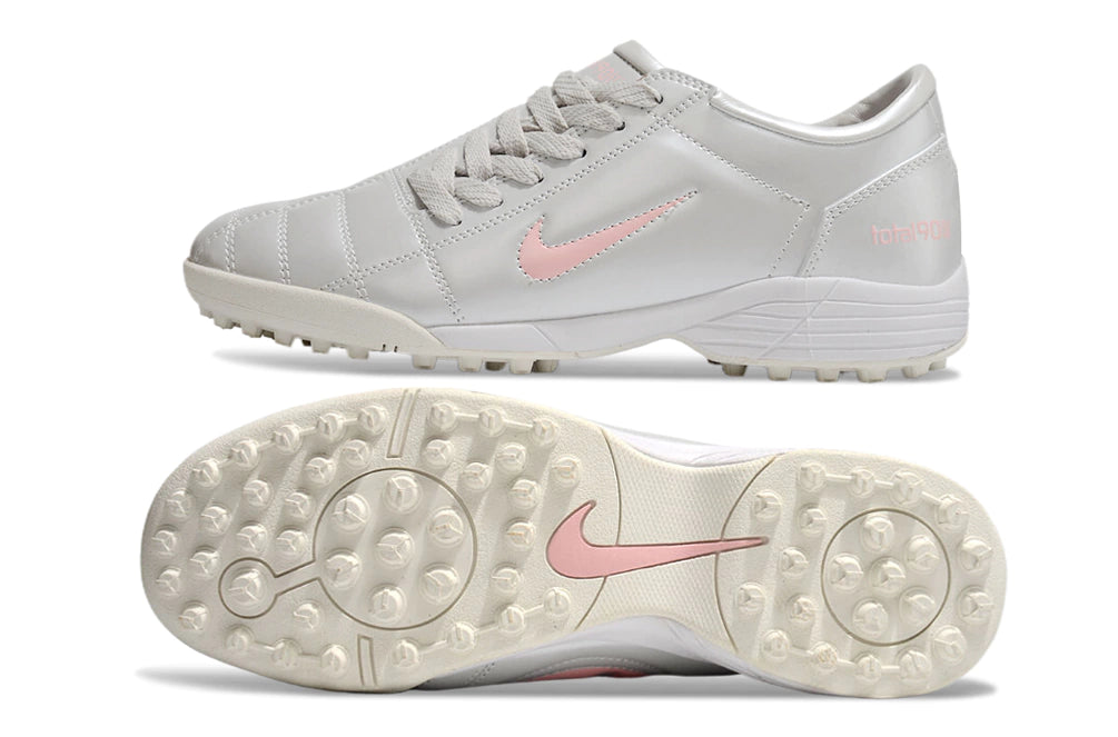 Chuteira Nike Total 90 Society - Creme/Rosa