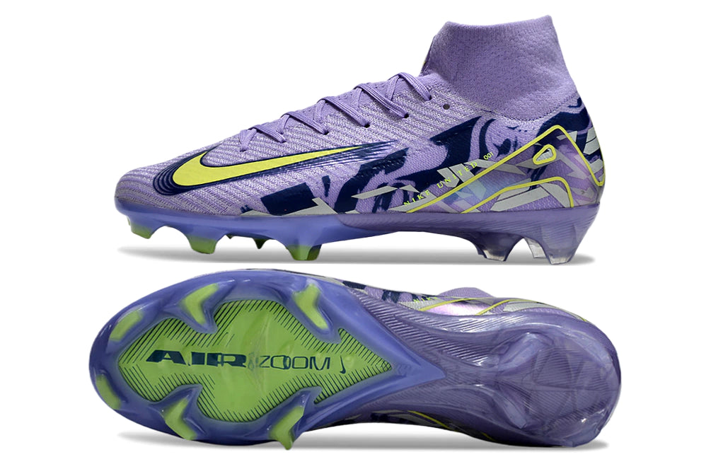 Chuteira Nike Air Zoom Mercurial Superfly 10 Elite Campo - Roxo "United Pack"