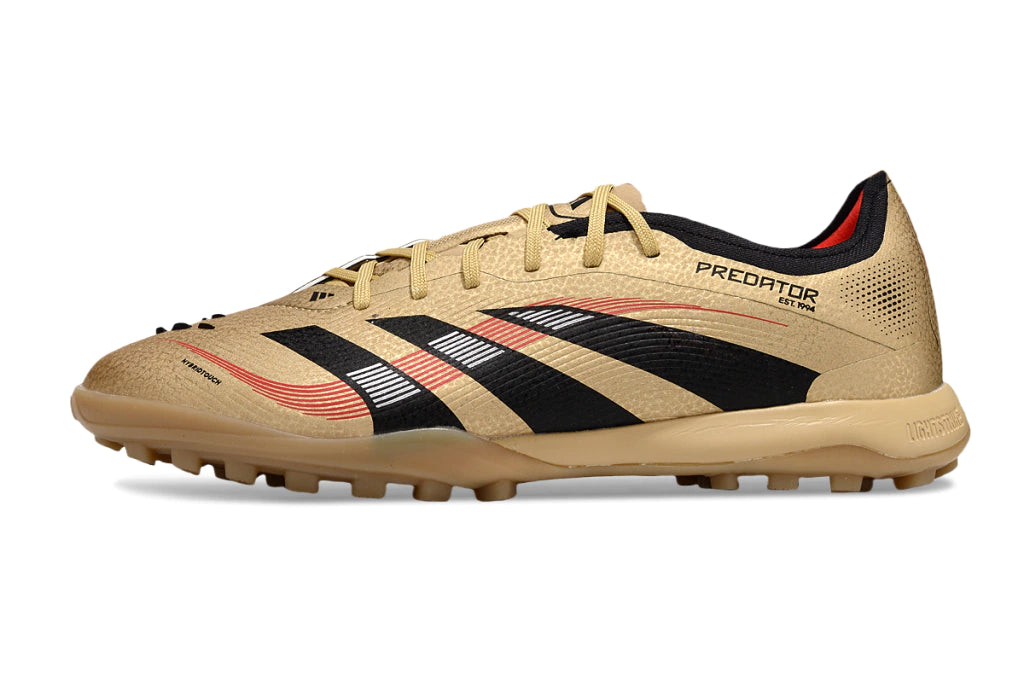Chuteira Adidas Predator 25 Elite Society - Marrom/Preto