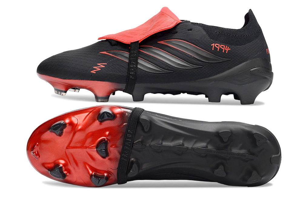 Chuteira Adidas Predator Tongue 26 Elite FG "Leather Tech Pack"