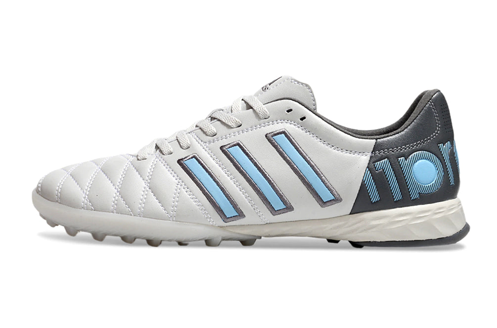 Chuteira Adidas Adipure 11 Pro Society TF - Branco/Azul