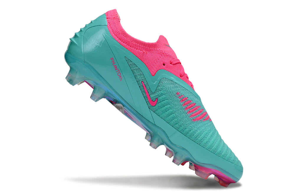 Chuteira Campo NIKE Phantom 6 Elite FG - Azul/Rosa