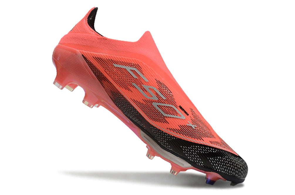 Chuteira Adidas F50+ Elite Campo - Laranja/Preto