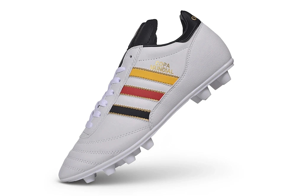 Chuteira Adidas Mundial Campo FG - Branco/Preto