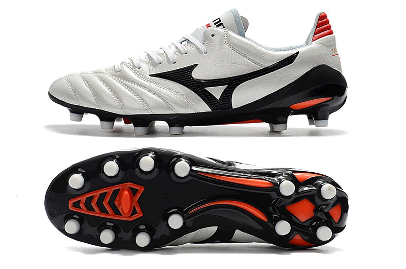 Chuteira Mizuno Morelia Neo 2 Campo FG - Branco/Preto