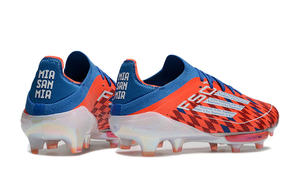 Chuteira Adidas F50.1 Elite Campo - Vermelho/Azul/Branco