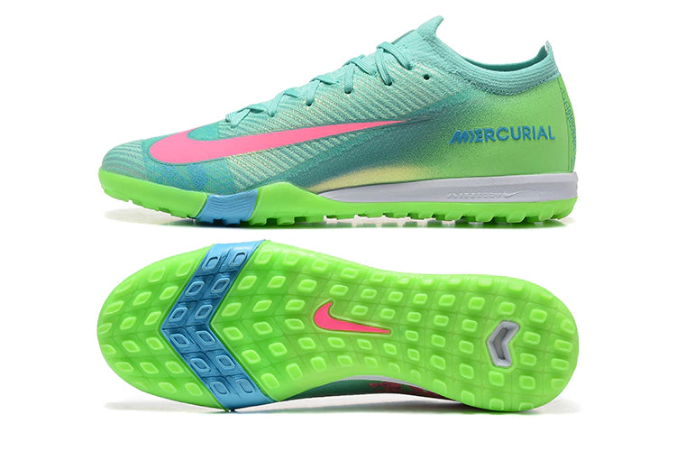Chuteira Nike Mercurial Vapor 16 Elite Society - Verde/Azul/Rosa