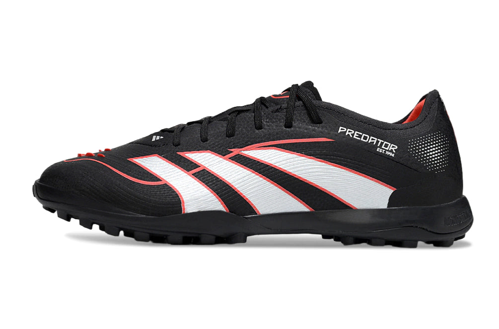 Chuteira Adidas Predator 25 Elite Society - Preto/Vermelho