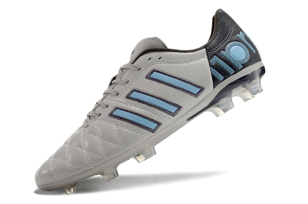 Chuteira Adidas Adipure 11Pro Campo FG - Cinza/Azul