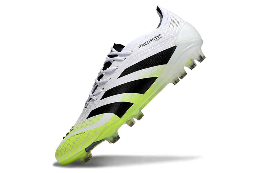 Chuteira Adidas Predator Elite 25 Campo FG - Branco/Verde