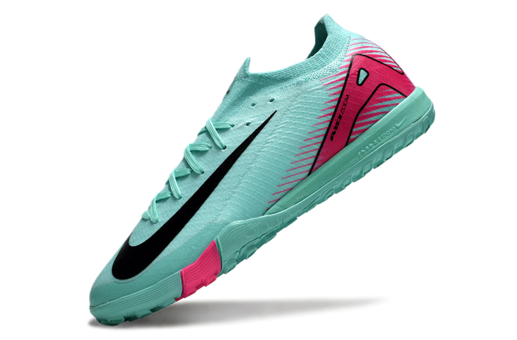 Chuteira Nike Mercurial Vapor 16 Elite Society - Azul/Rosa/Preto