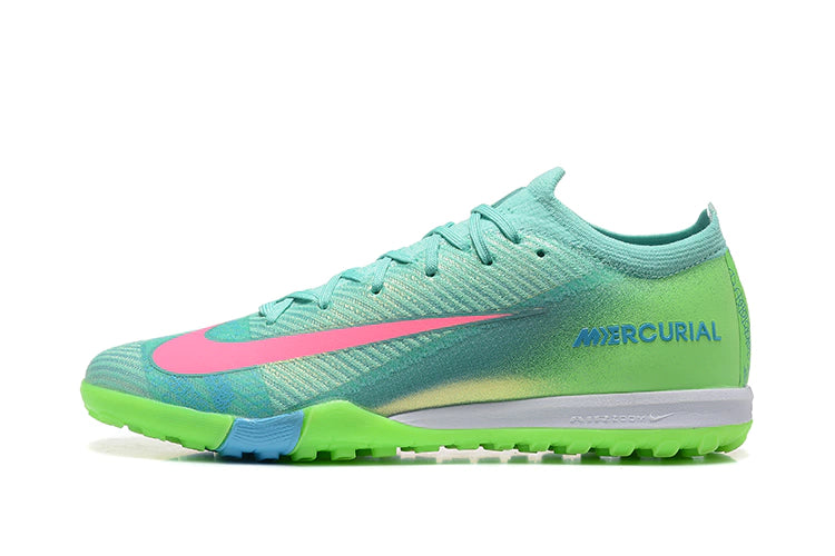 Chuteira Nike Mercurial Vapor 16 Elite Society - Verde/Azul/Rosa