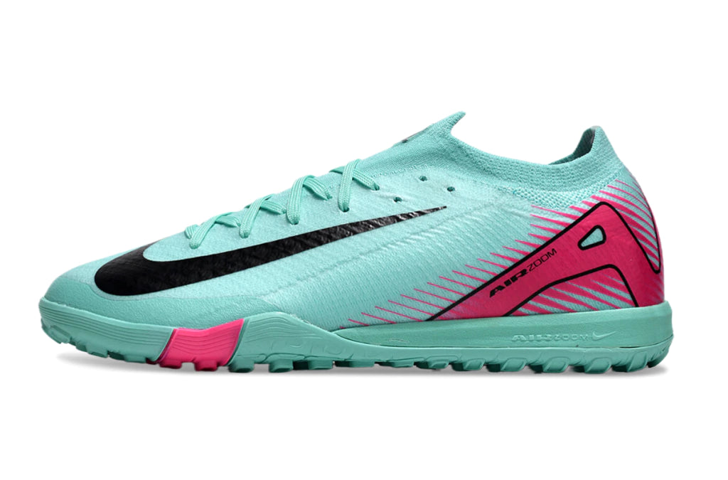 Chuteira Nike Mercurial Vapor 16 Elite Society - Azul/Rosa/Preto