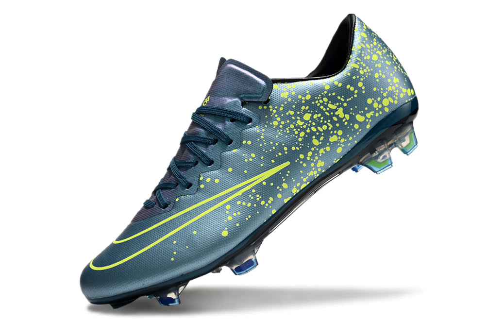 Chuteira Nike Mercurial Vapor 10 FG - Azul/Verde