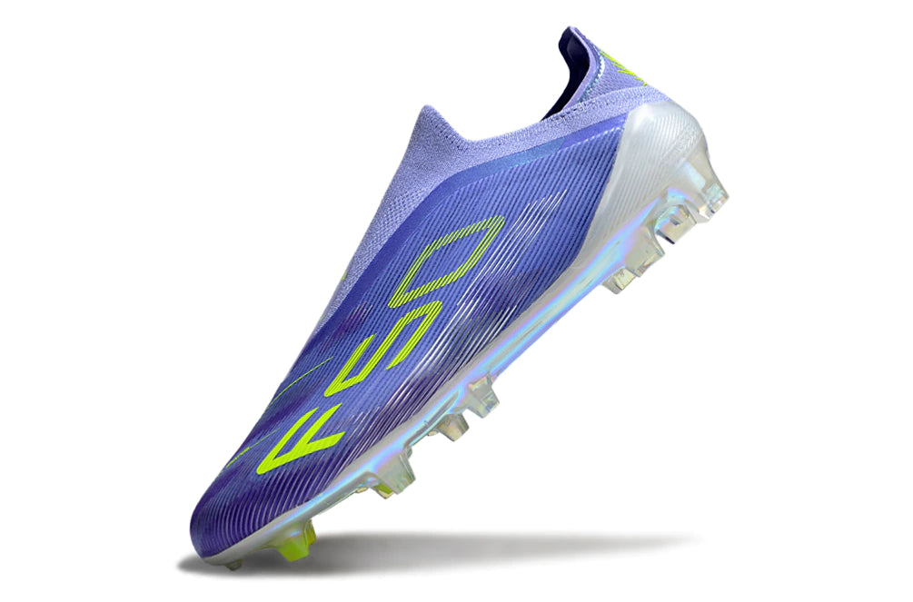 Chuteira Adidas F50 X Laceless Campo - Roxo/Branco
