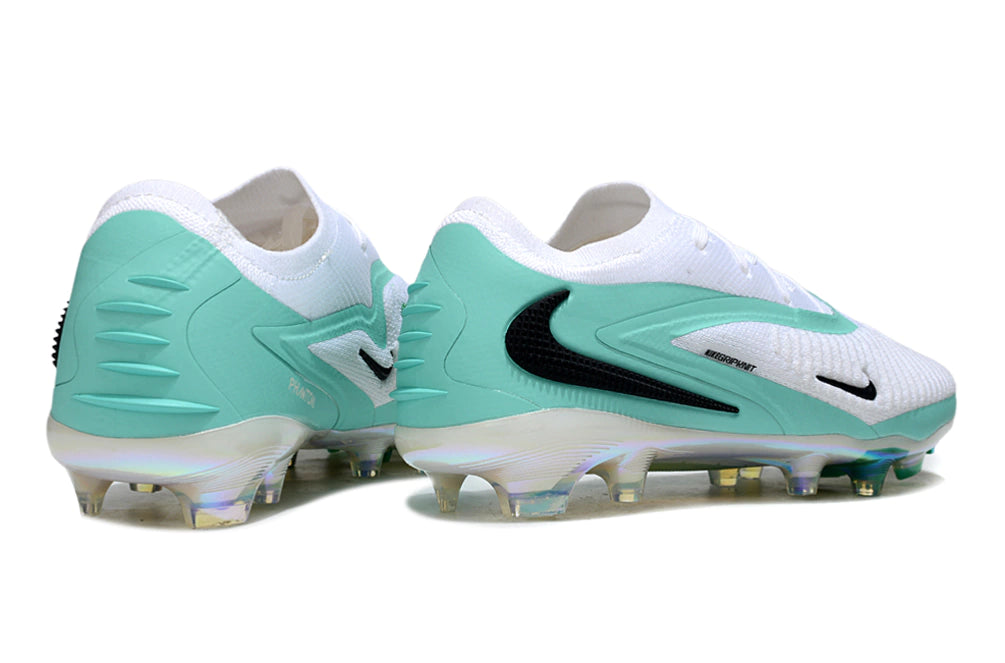 Chuteira Campo NIKE Phantom 6 Elite FG - Branco/Azul
