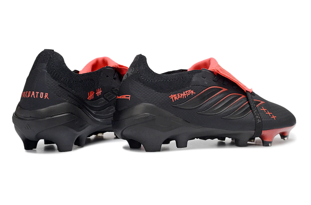 Chuteira Adidas Predator Tongue 26 Elite FG "Leather Tech Pack"