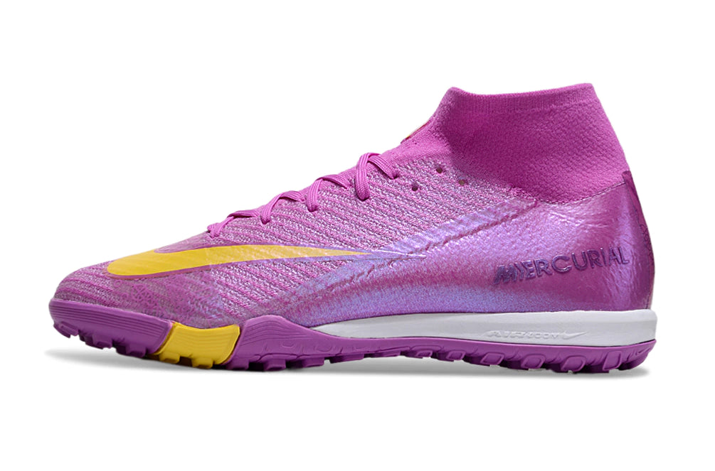Chuteira Nike Mercurial Superfly 10 Elite Society - Roxo/Dourado