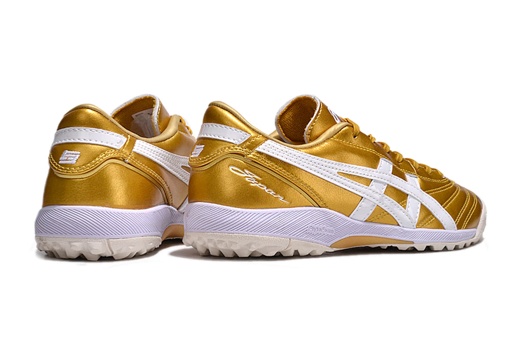 Chuteira Asics Japan Society - Dourado/Branco