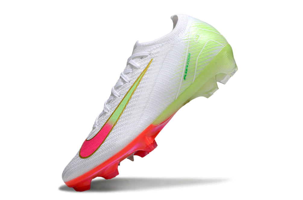 Chuteira Nike Air Zoom Mercurial Vapor 16 Elite FG - Branco/Rosa