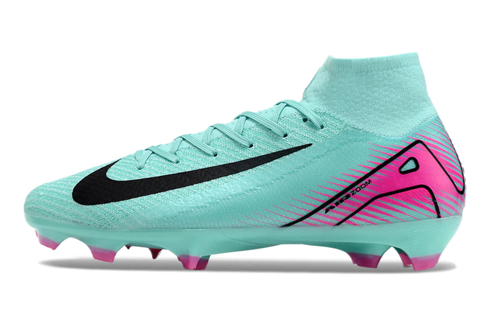 Chuteira Nike Mercurial Superfly 10 Elite Campo - Azul/Rosa
