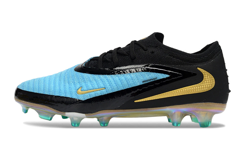 Chuteira Campo NIKE Phantom 6 Elite FG - Preto/Azul