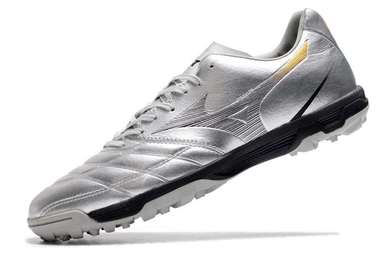 Chuteira Mizuno Rebula 3 Society - Cinza/Preto