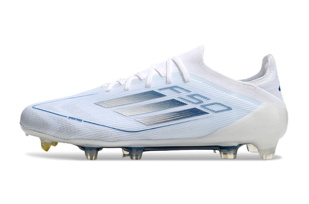 Chuteira Adidas F50 X Campo - Branco/Azul