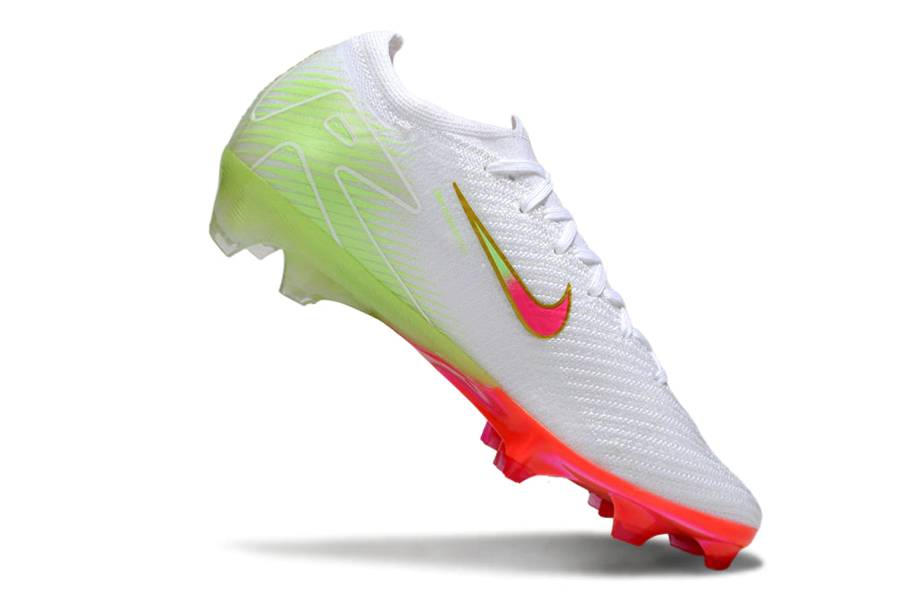 Chuteira Nike Air Zoom Mercurial Vapor 16 Elite FG - Branco/Rosa