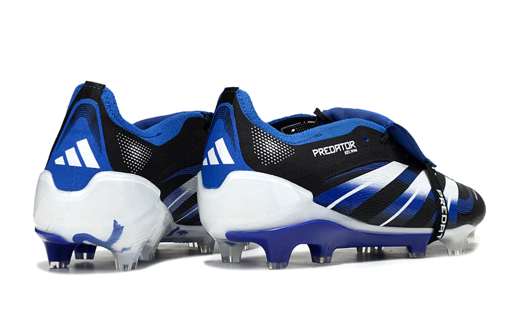 Chuteira Adidas Predator Elite Tongue 25 Campo - Preto/Azul