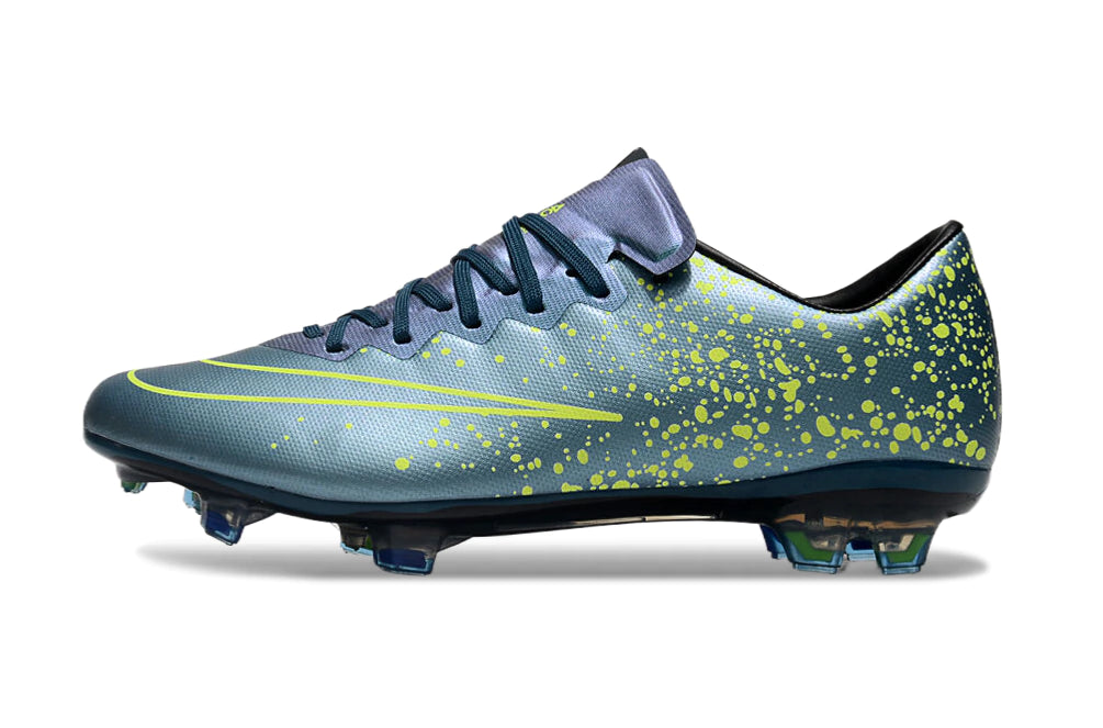 Chuteira Nike Mercurial Vapor 10 FG - Azul/Verde