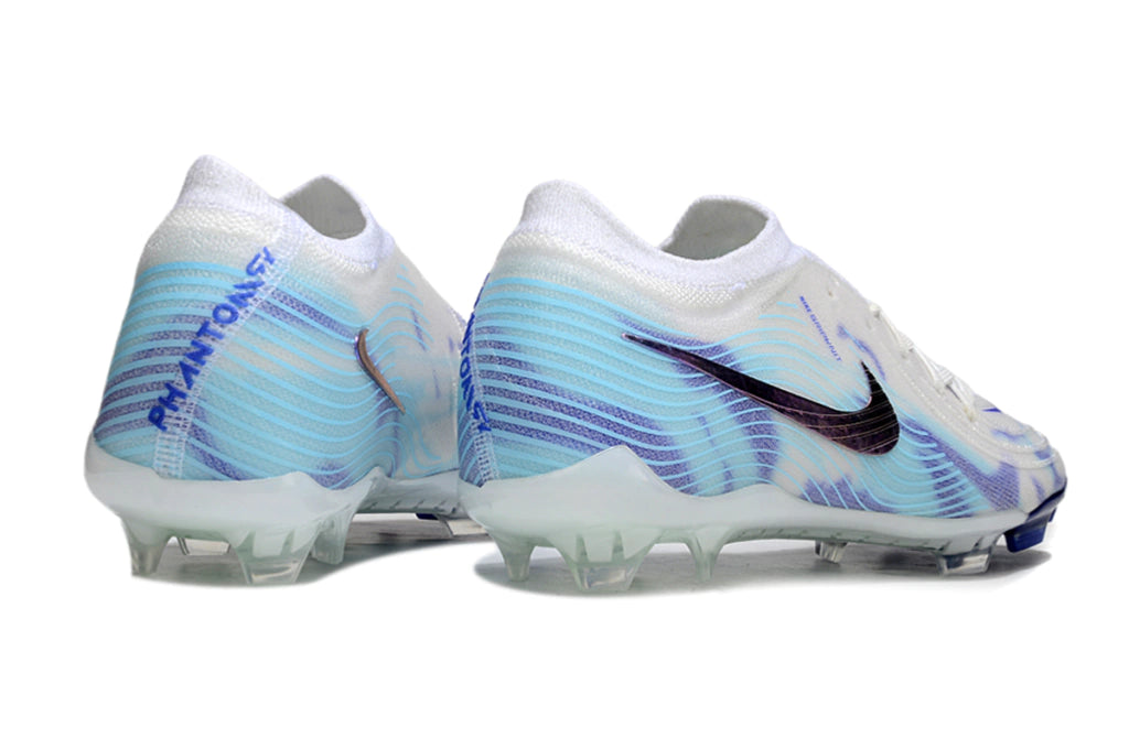 Chuteira Nike Phantom GX2 Elite Campo FG - Branco/Azul